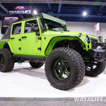 2013 SEMA VPR Green Jeep JK Wrangler 4-Door