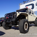 2015 SEMA Starwood Motors Tan Double Cab Jeep JK Wrangler Pick-up Truck