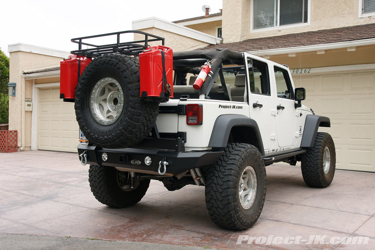 LoD Signature Rear Bumper Tire Carrier w/Rack & Jerry Can Mounts   - The top destination for Jeep JK and JL Wrangler news, rumors, and  discussion