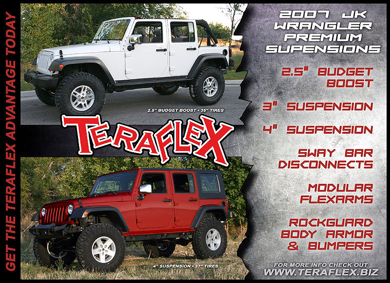 TeraFlex 2007 Jeep JK WranglerSuspension Components – Project-JK.com
